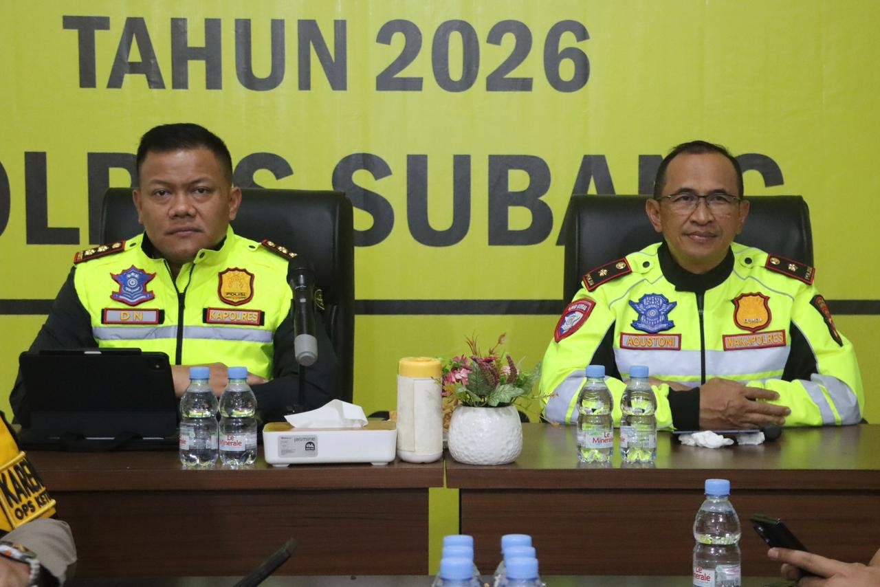 Pengamanan Mudik Lebaran Dibahas, Kapolres Subang Ikuti Anev Operasi Ketupat 2026 Tingkat Polda Jabar