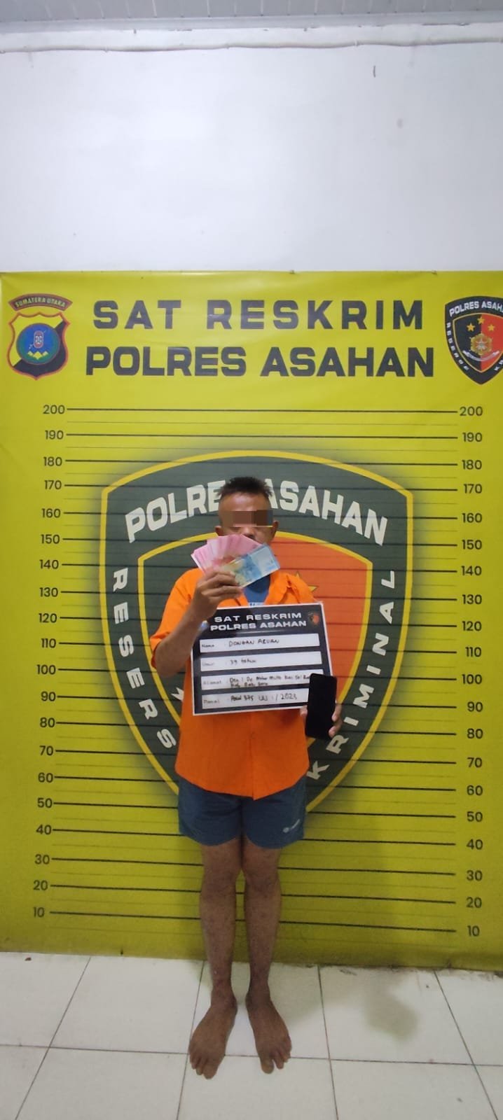 POLRES ASAHAN UNGKAP KASUS PEREDARAN UANG PALSU DI KISARAN