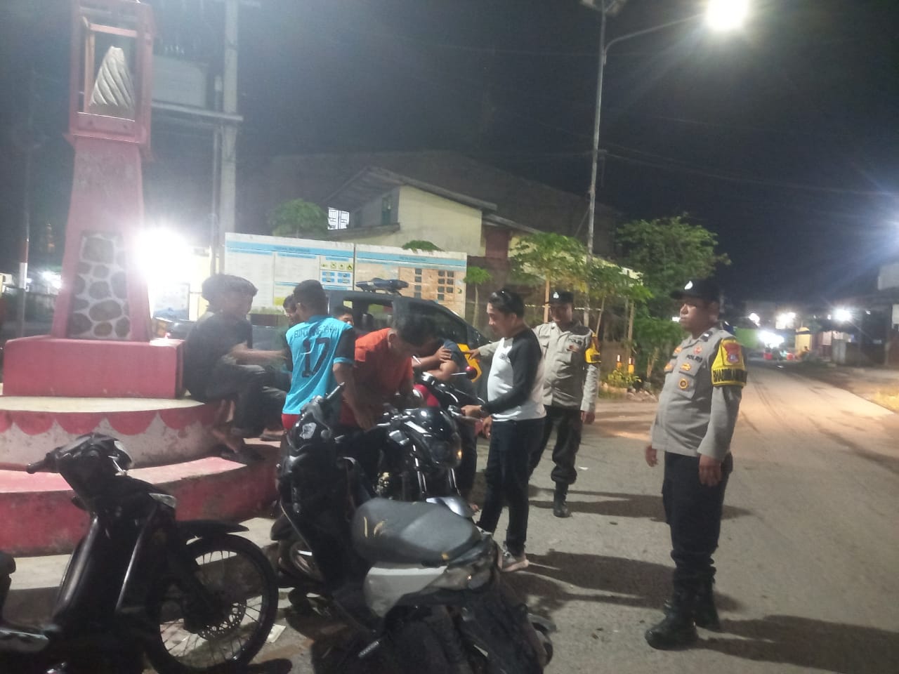 Polsek Bandar Pulau Gelar Patroli KRYD Antisipasi Geng Motor, Begal, dan 3C di Wilayah Hukumnya